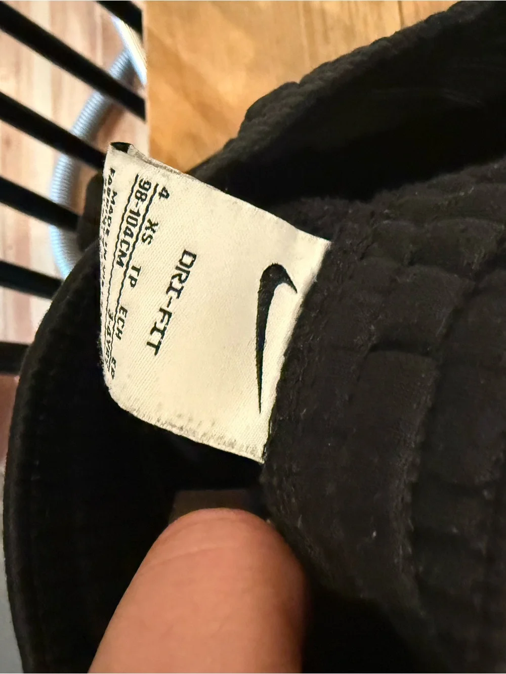Nike Black Kids Sweatpants with White Swoosh